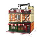89106 Creative Expert MOC Street View American TV Central Perk Friended Modular House Building Blocks Downtown Puzzle